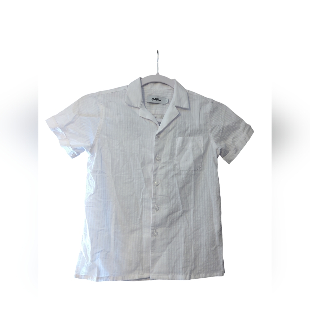 Vatpave Boys Button Down Shirt Size 6.